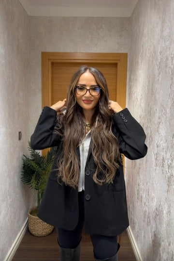 kapüşonlu blazer ceket 🤍