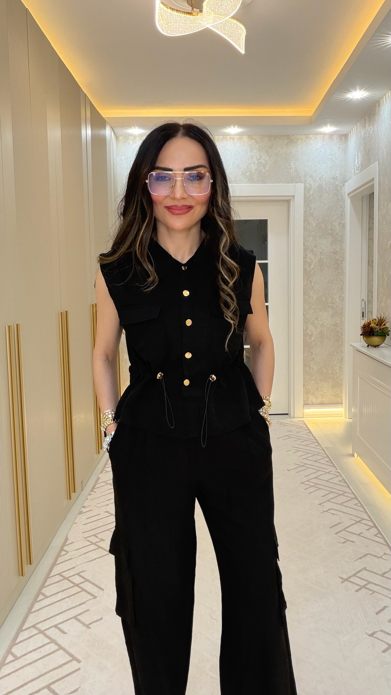 ✨ Düğme Detaylı Takım ✨