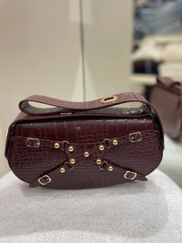 Tokalı Detaylı Mini Omuz & Çapraz Çanta