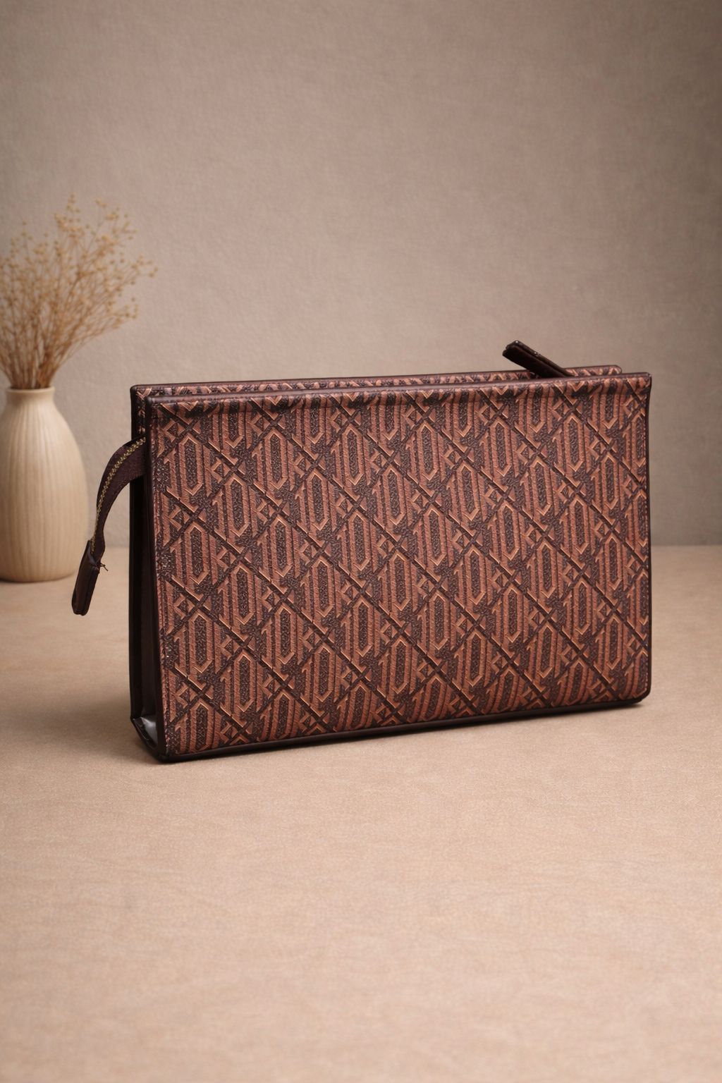 Desenli Clutch El Çantası