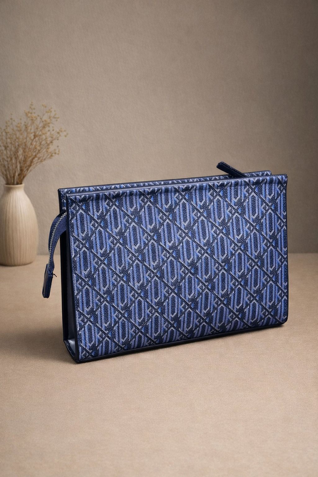 Desenli Clutch El Çantası