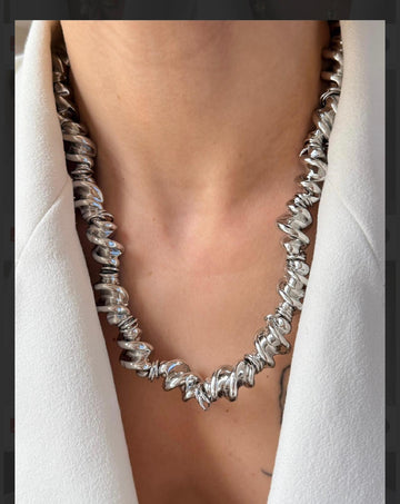 Silver Organik Kolye