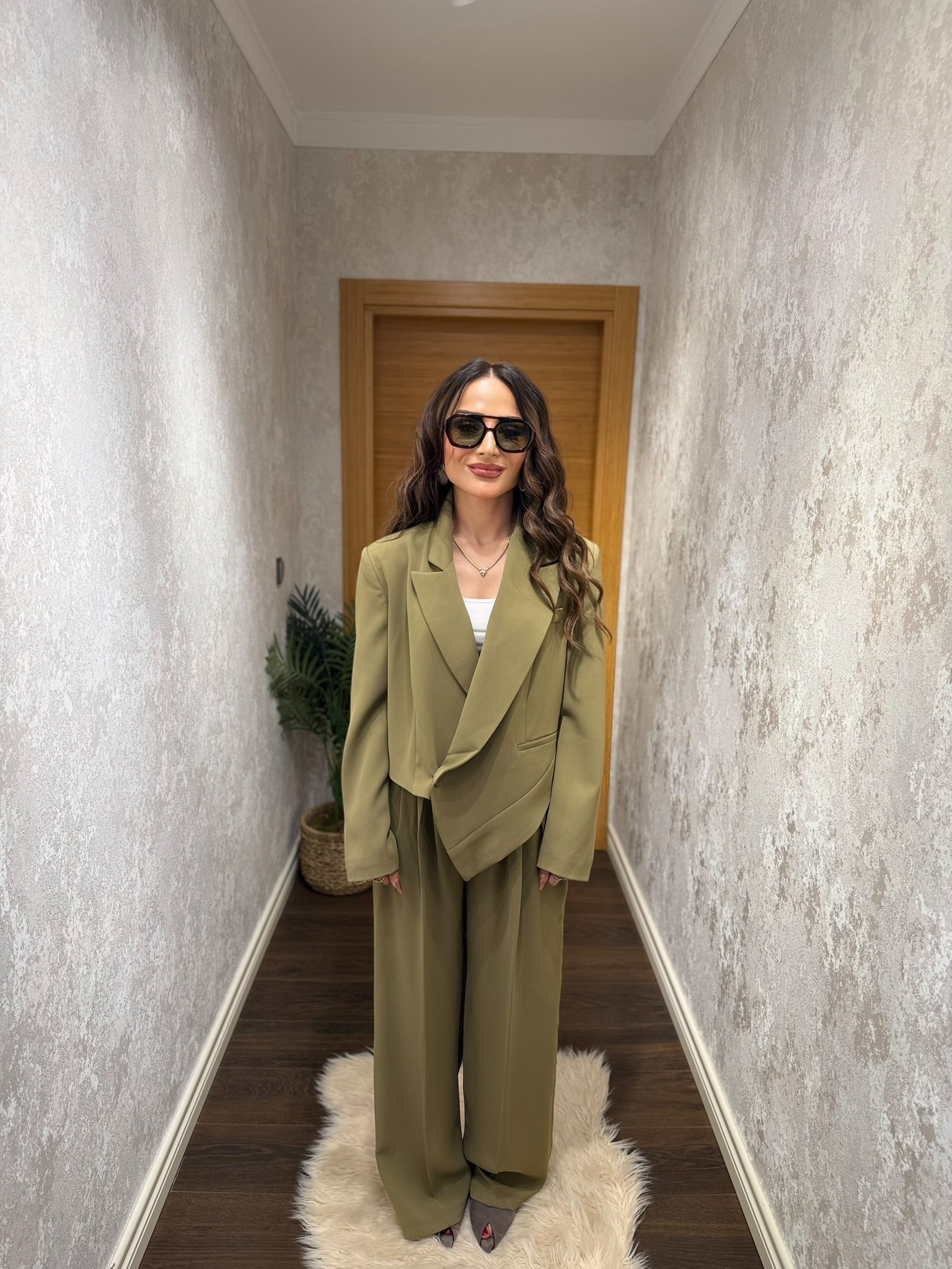 Oversize Blazer Pantolon Takım