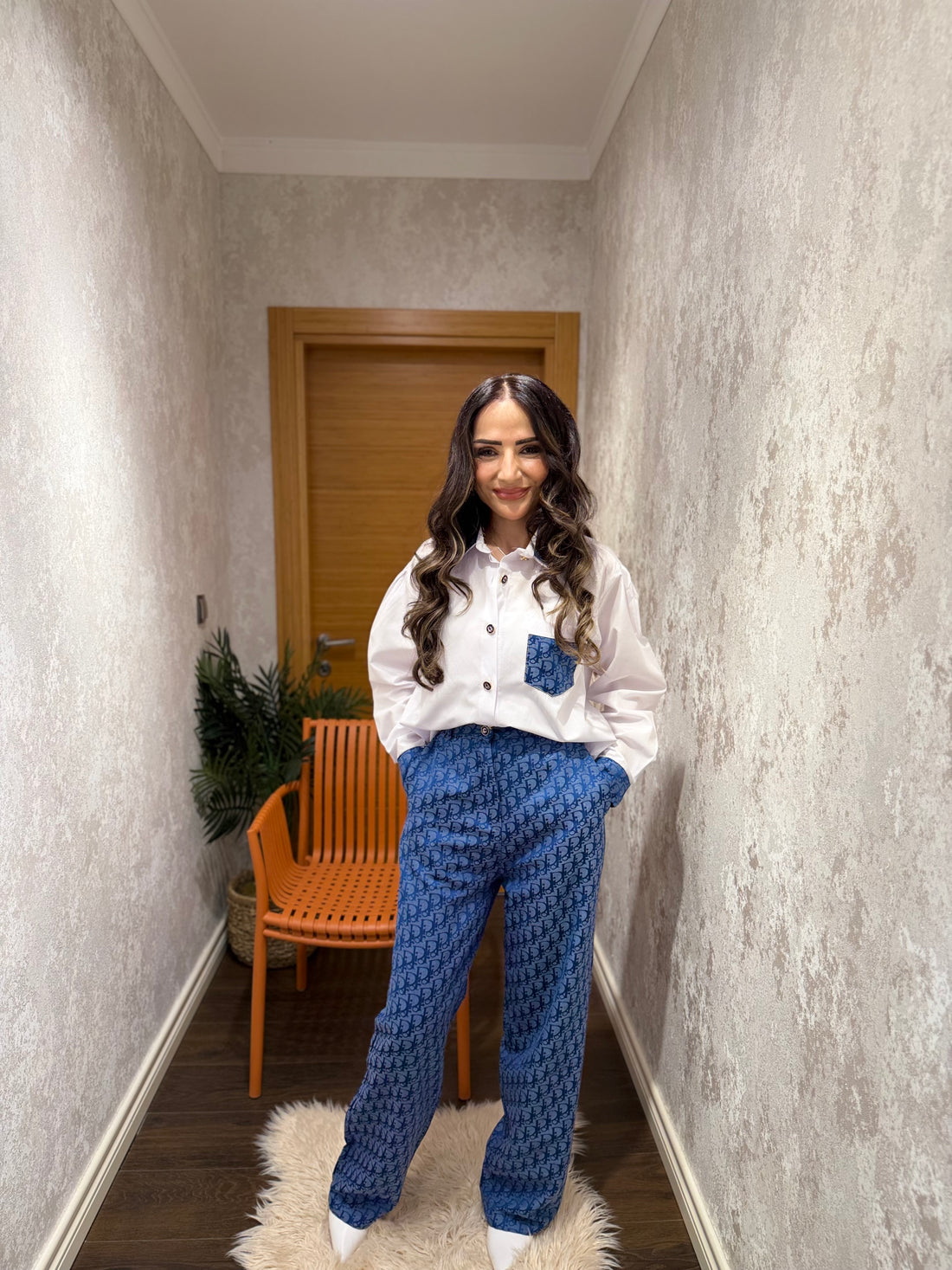 Dior Muadili Gömlek Pantolon Takım 💙