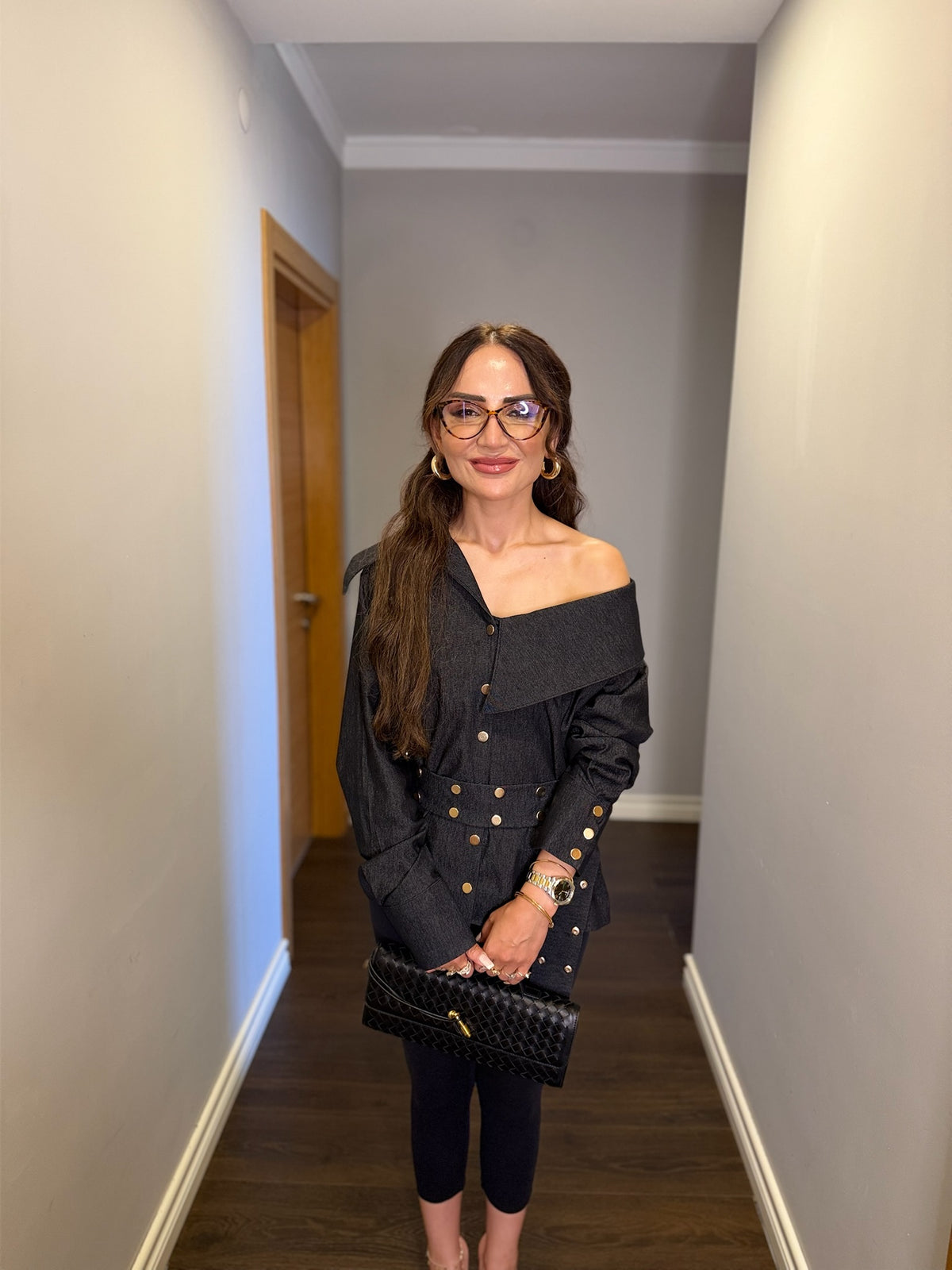 Ekose Detaylı Gömlek