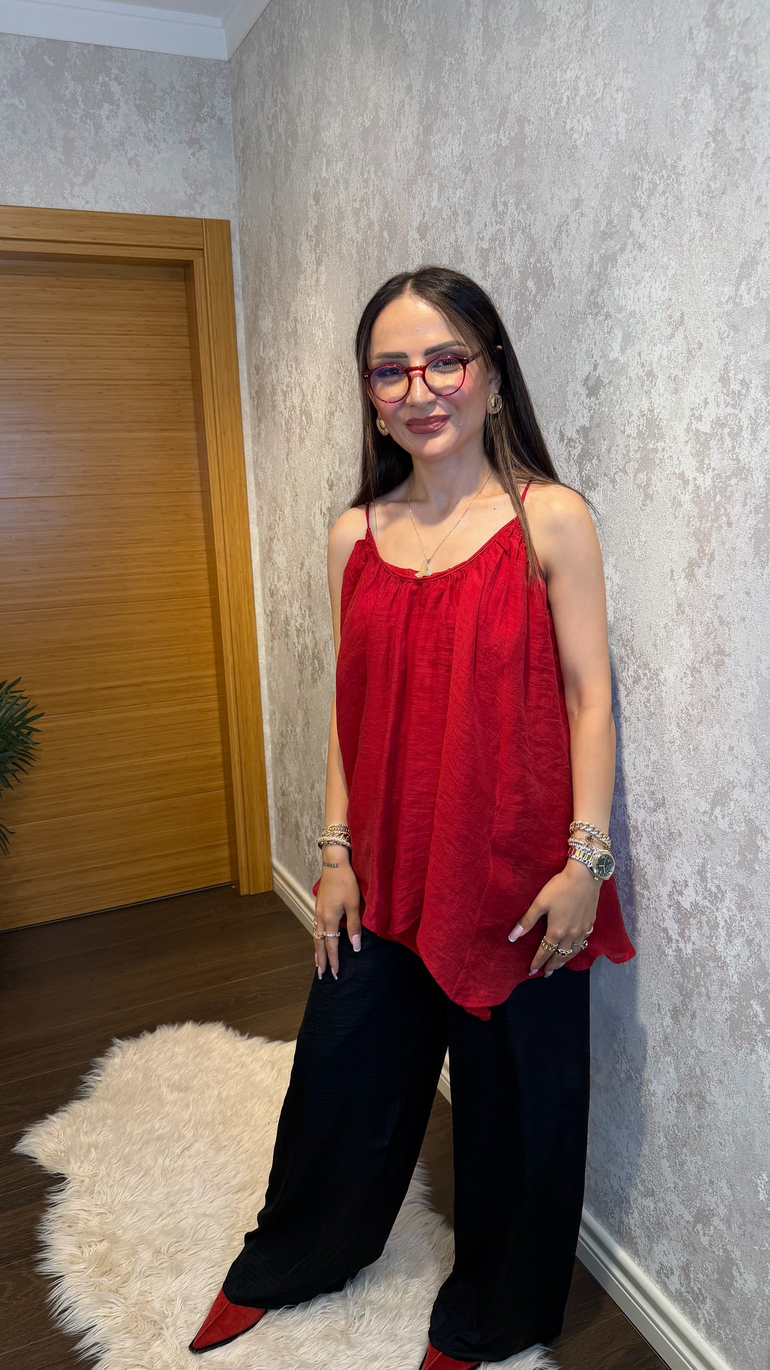 İp Askılı Salaş Bluz