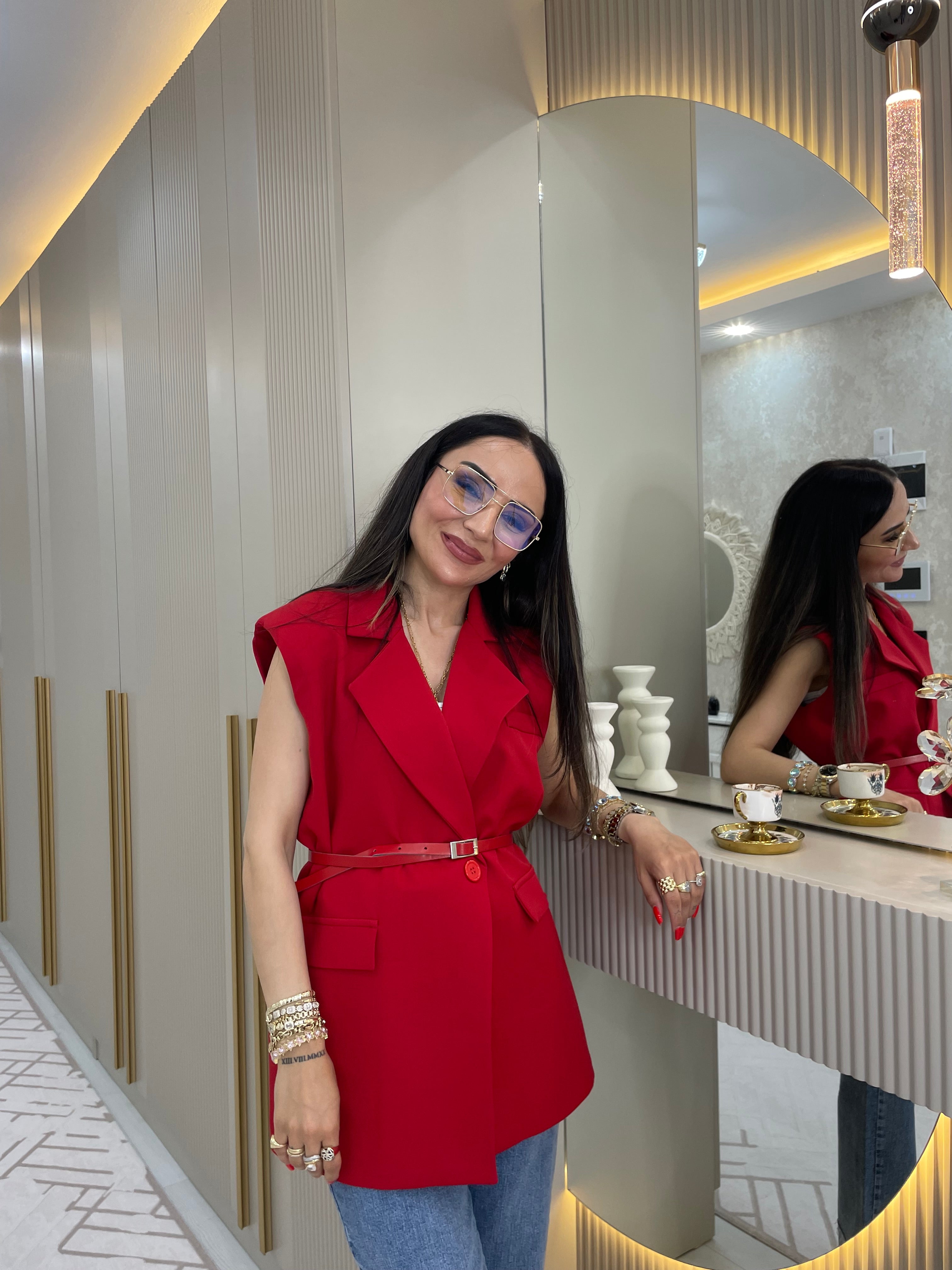✨ Kemer Detaylı Yelek