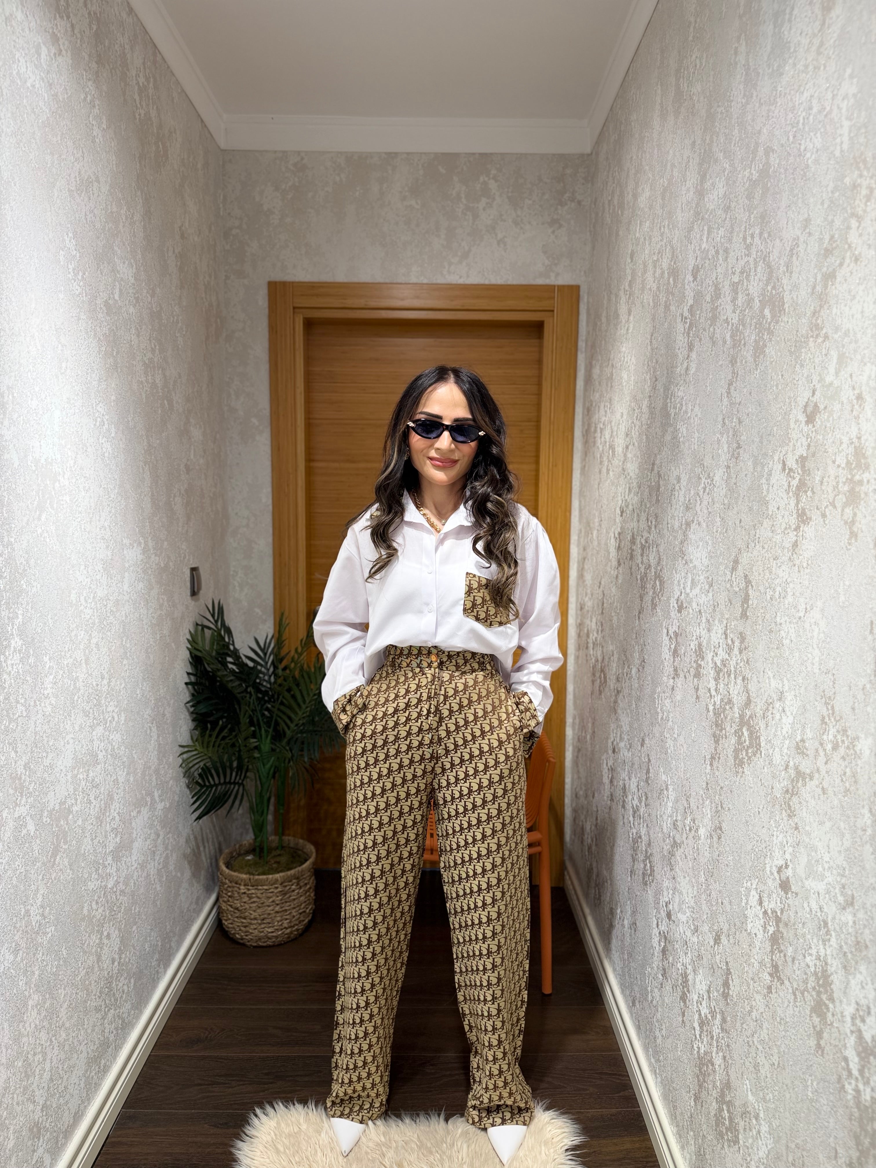 Dior Muadili Gömlek Pantolon Takım 💙