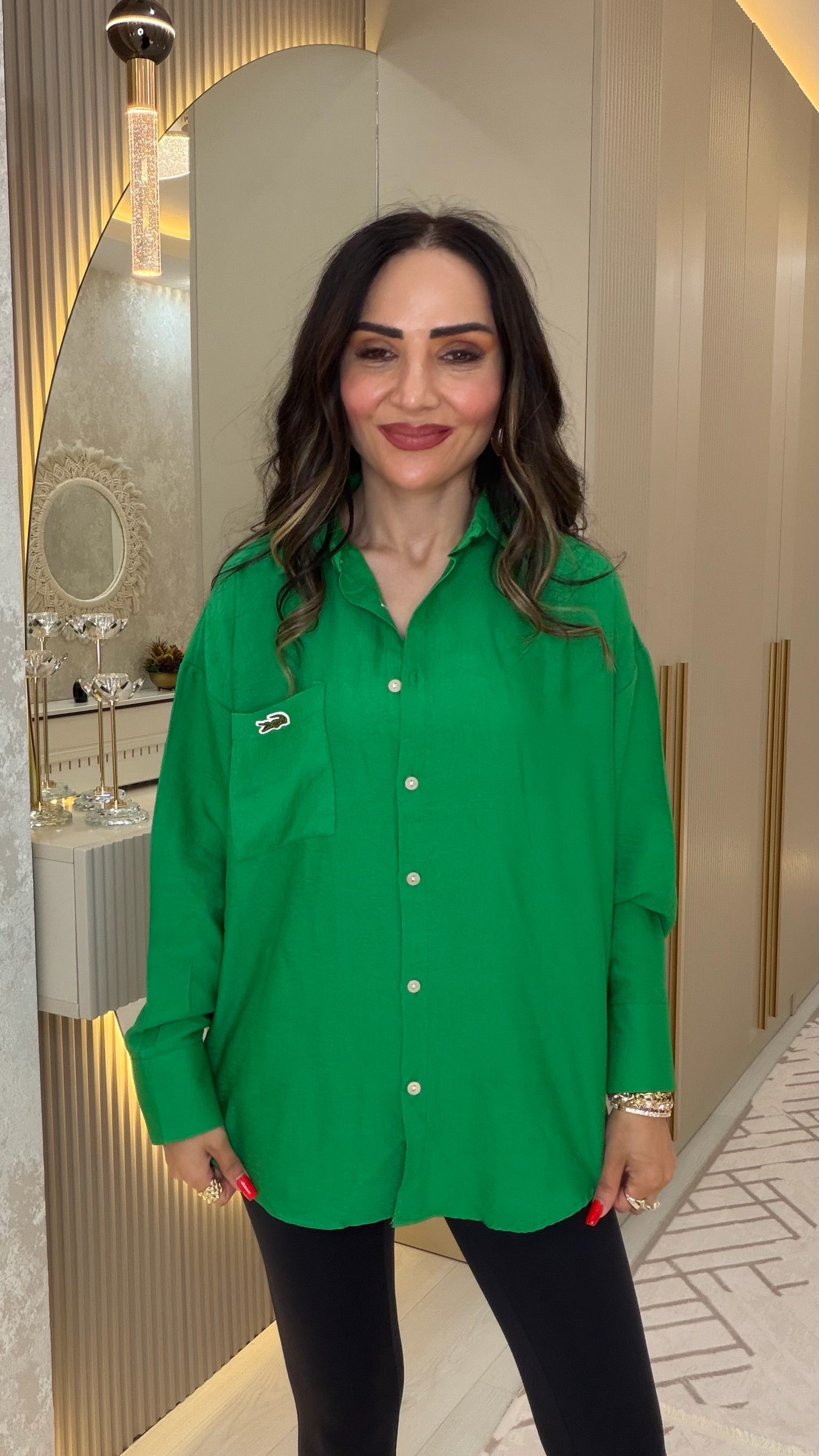 Lacoste Muadili Oversize Gömlek