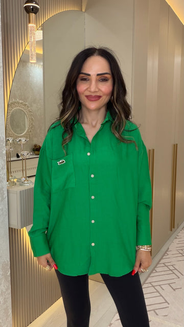 Lacoste Muadili Oversize Gömlek