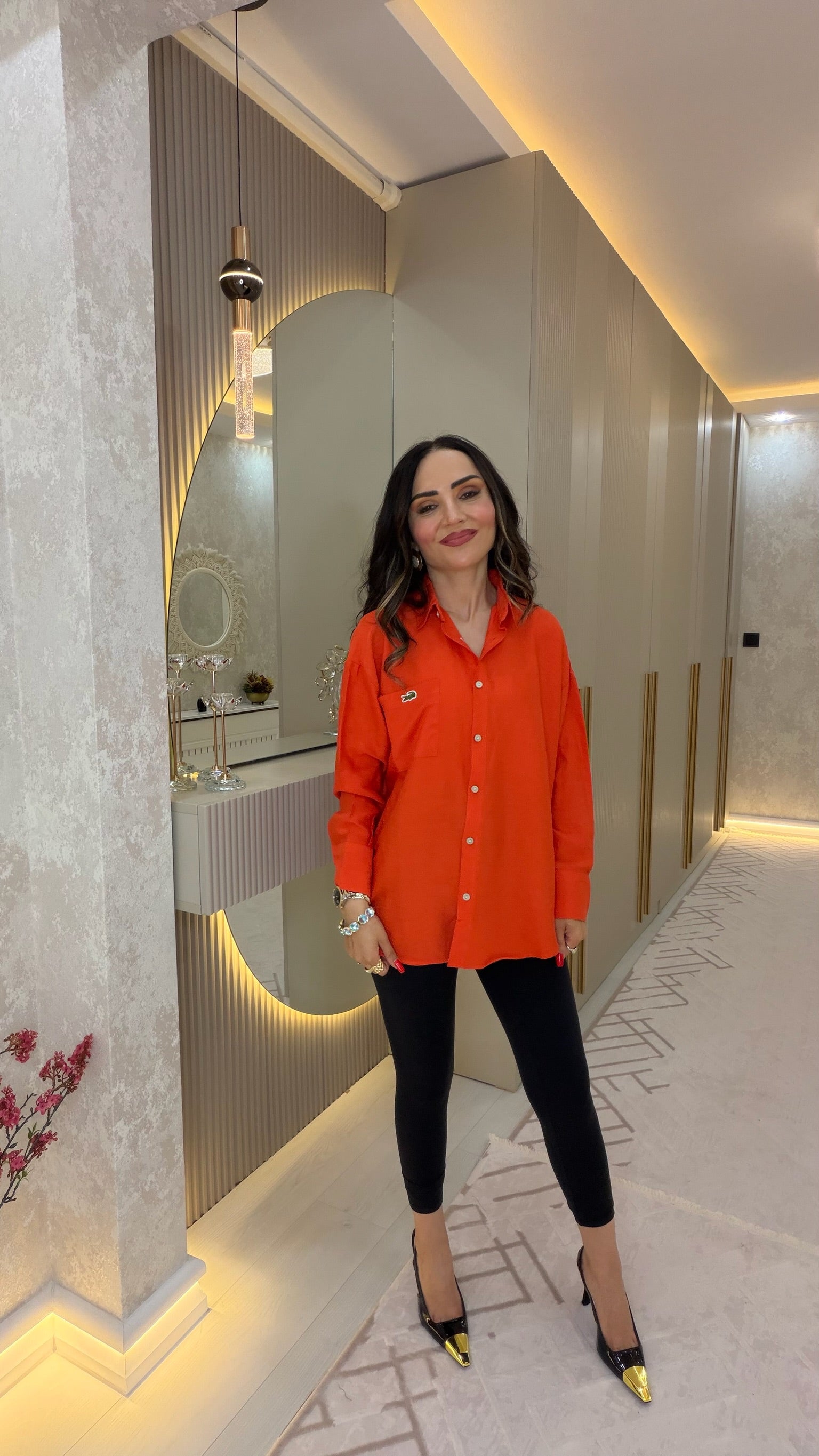 Lacoste Muadili Oversize Gömlek