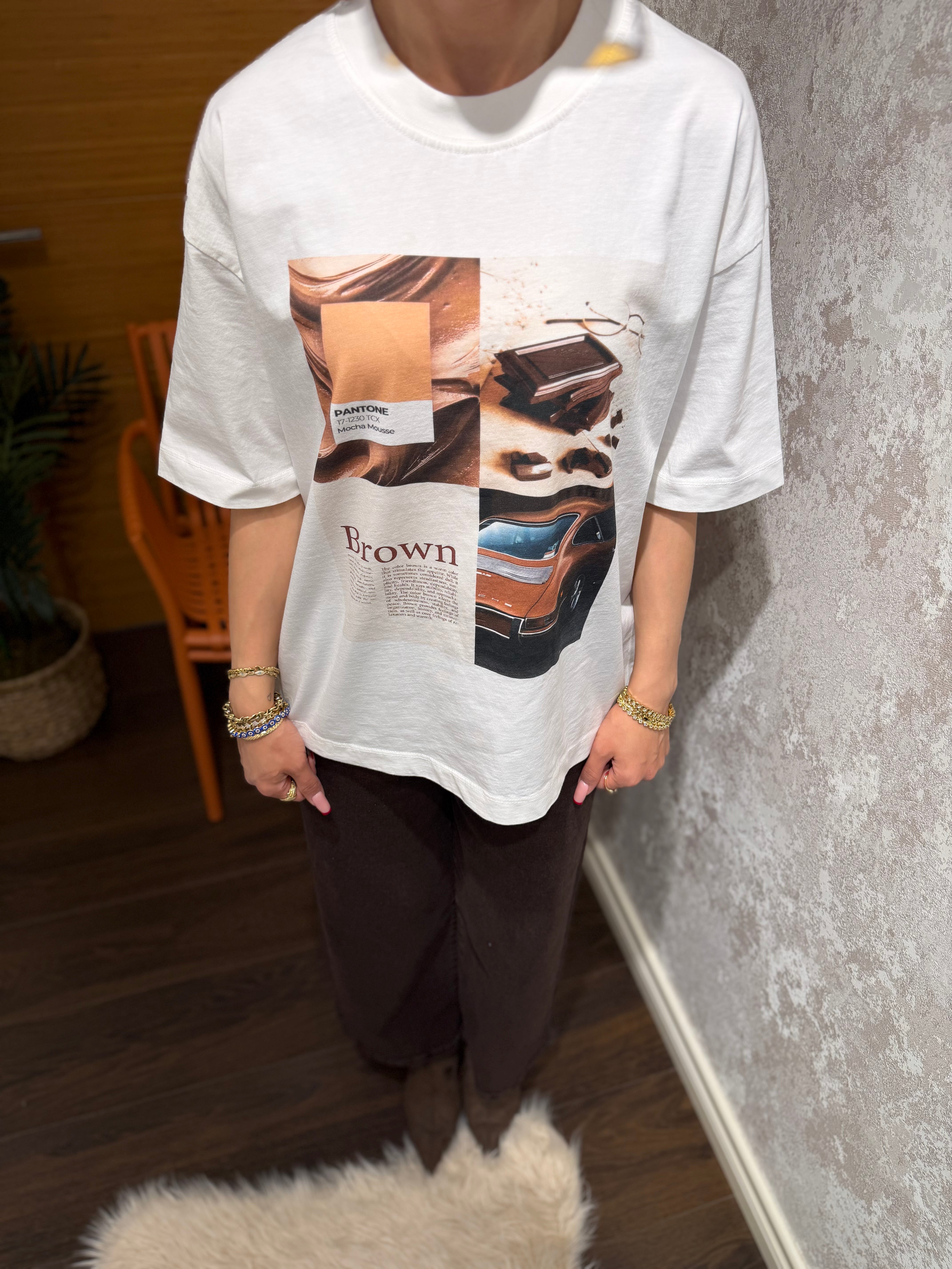 Sisu Butik Baskılı Oversize T-Shirt Koleksiyonu