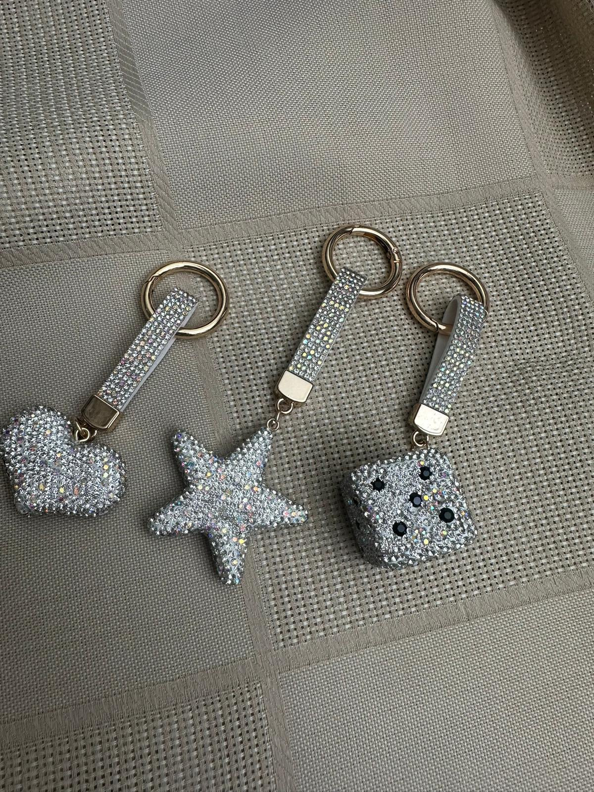 Taşlı Figür Detaylı Anahtarlık