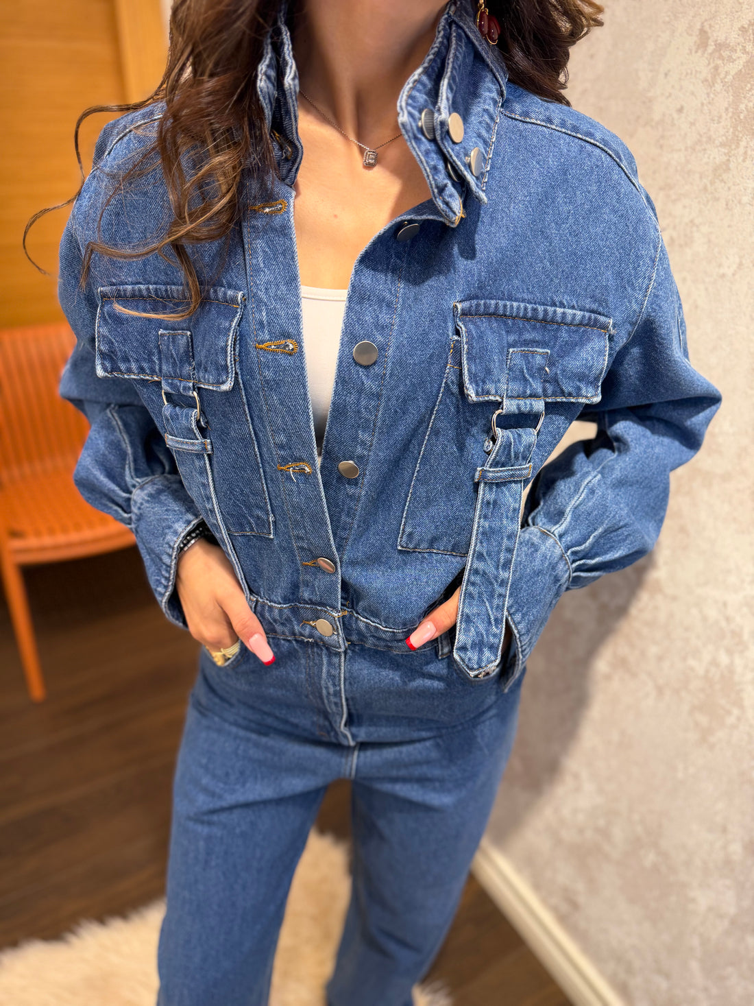 Denim tulum