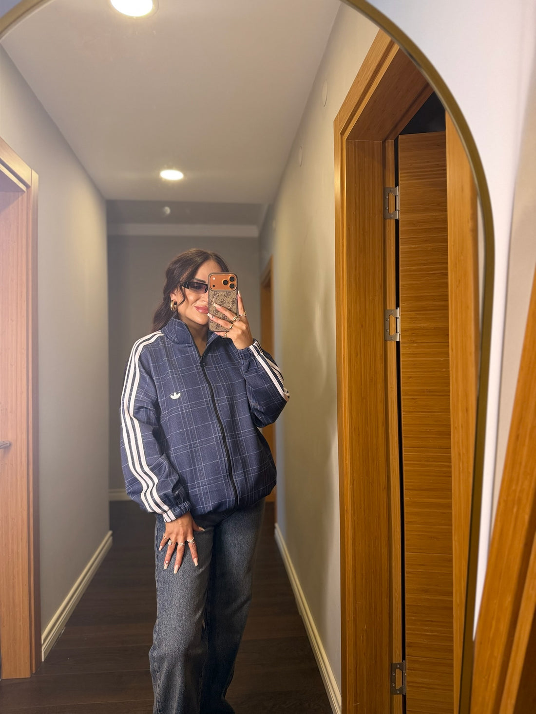 Adidas Muadili Ekose Ceket