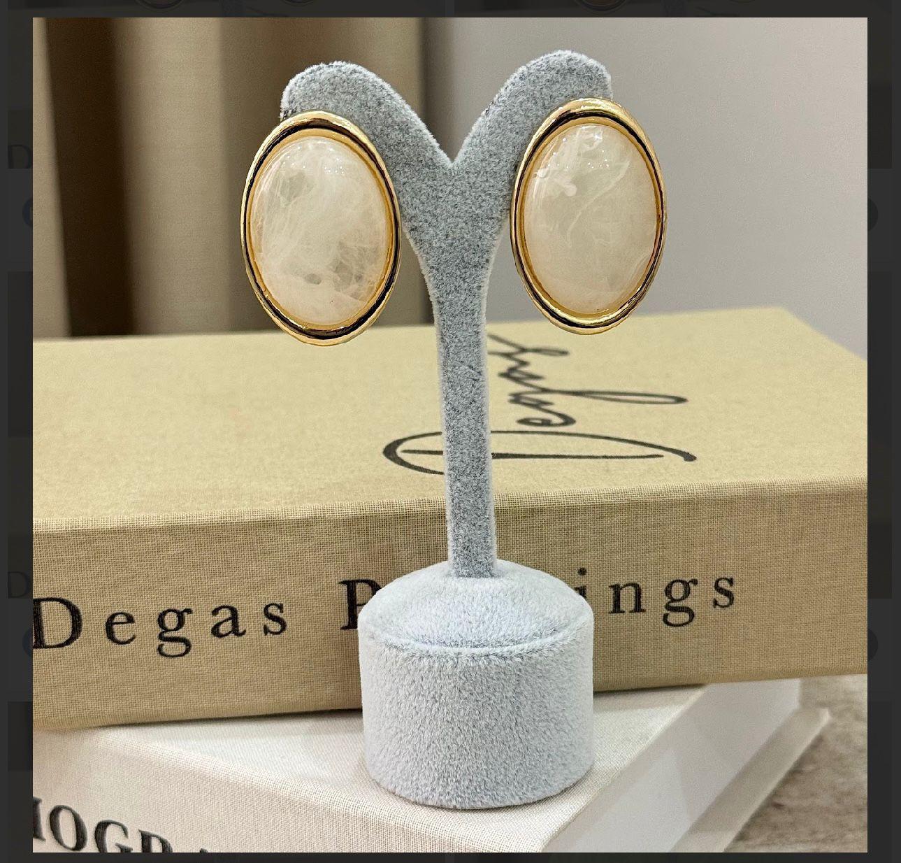 Oval Küpe