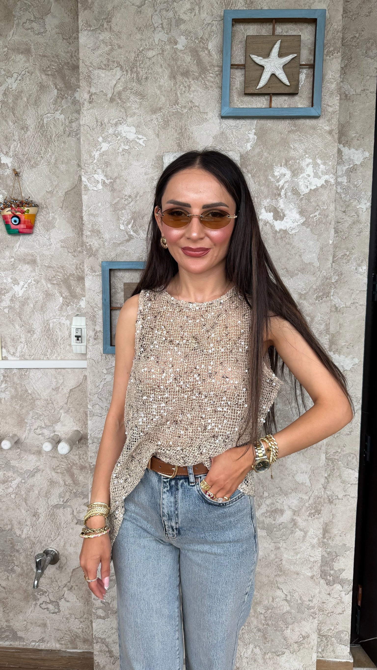 Zara Muadili Pullu Bluz